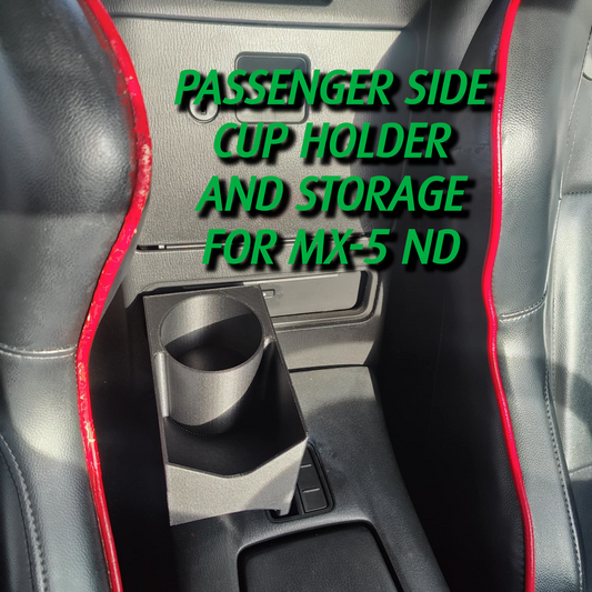 MX-5 ND用助手席側カップホルダー・アクセサリー収納